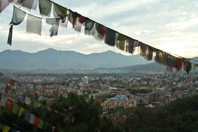 Smog über Kathmandu